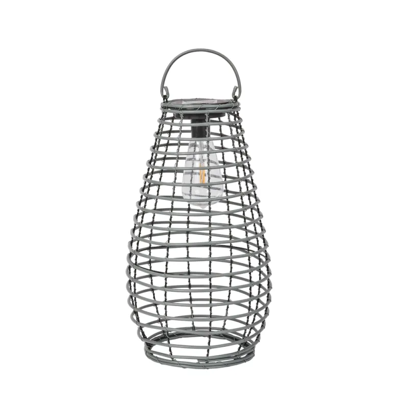 SMART GARDEN LED-Laterne 'Venus', 38x23 cm, grau - Gallerie Bild 1